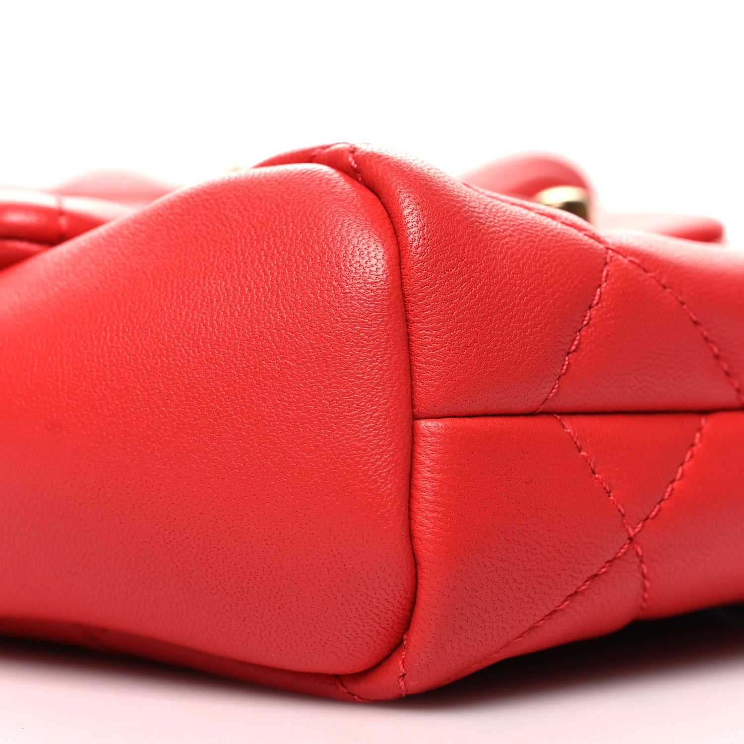 Chanel Lambskin Quilted Side-Packs Red 13 of 17