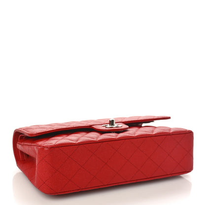 Chanel Caviar Quilted Medium Double Flap Red 4 of 10