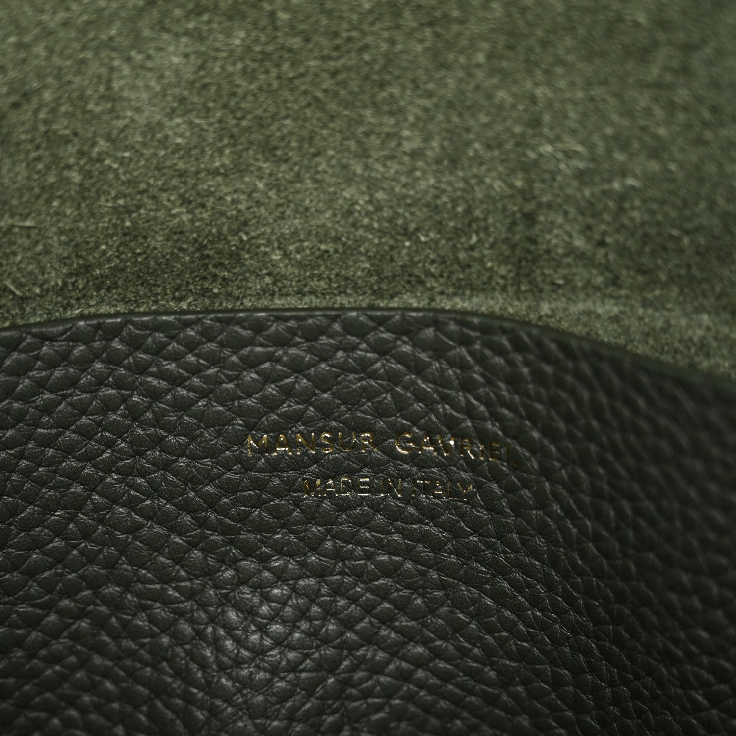 Mansur Gavriel Pebbled Calfskin Everyday Cabas Seaweed 6 of 12