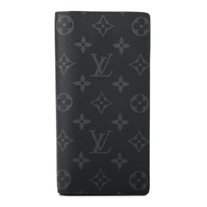 Louis Vuitton Monogram Eclipse Brazza Wallet 1 of 6