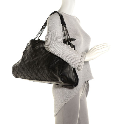 Chanel Calfskin CC Crave Tote Black 2 of 7