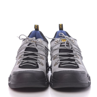 Gucci X SEGA Mesh Technical Canvas Calfskin Reflective Mens Flashtrek Sneakers 11 Silver Black 2 of 8