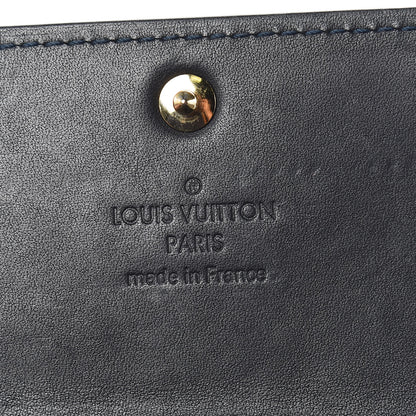 Louis Vuitton Vernis Sarah Wallet Blue Infini 5 of 8