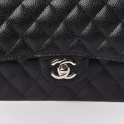 Chanel Caviar Quilted Medium Double Flap Black 10 of 10