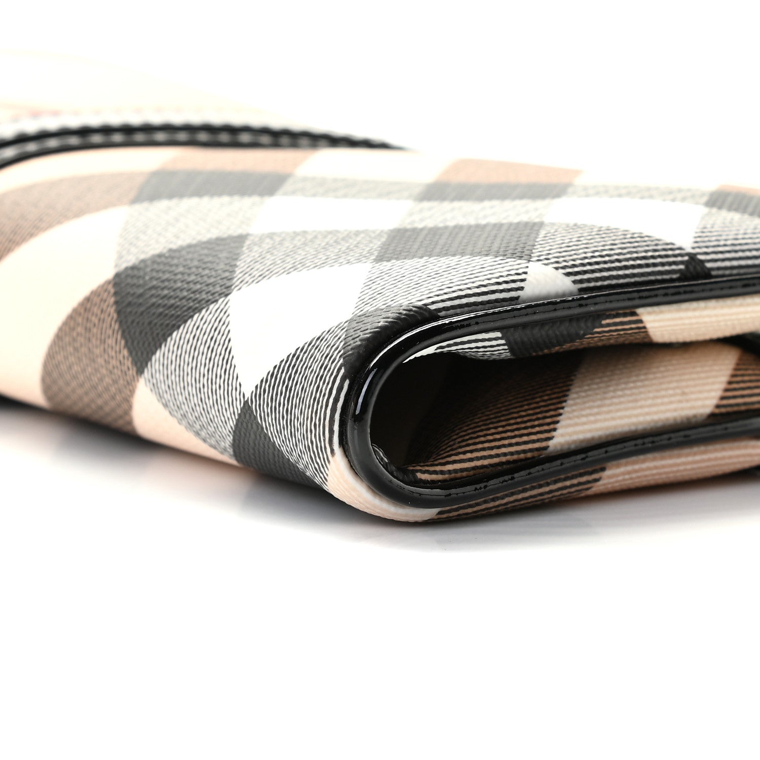 Burberry Nova Check Westmark Foldover Clutch Black 10 of 10