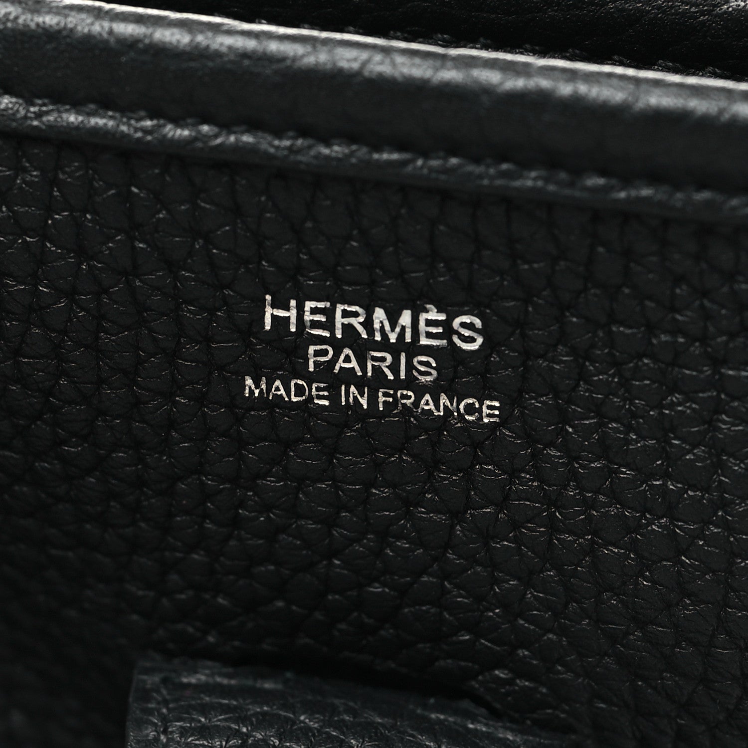 Hermes Taurillon Clemence Evelyne III PM Black 6 of 10