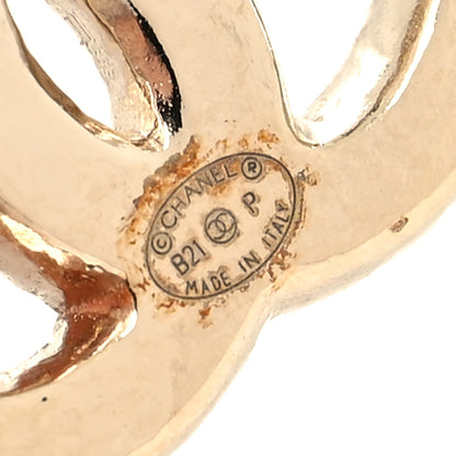 Chanel Pearl CC Earrings Gold 4 of 4