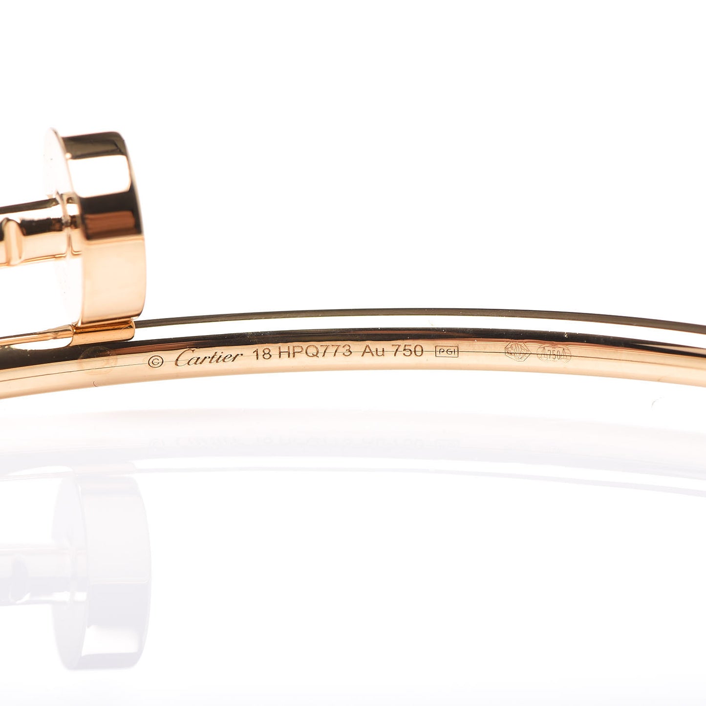 18K Yellow Gold Small Juste Un Clou Bracelet 18