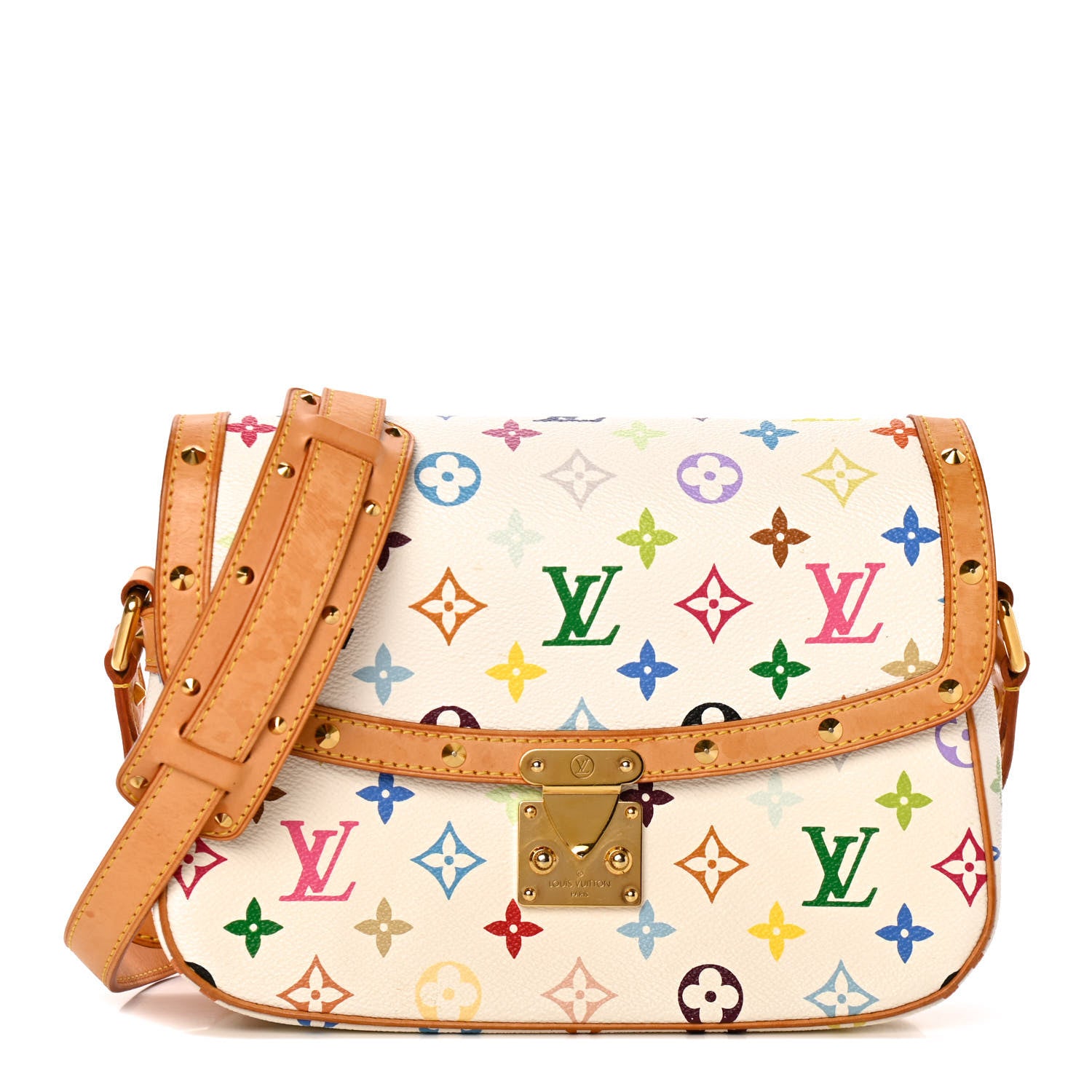 Louis Vuitton Monogram Multicolor Sologne White 1 of 10
