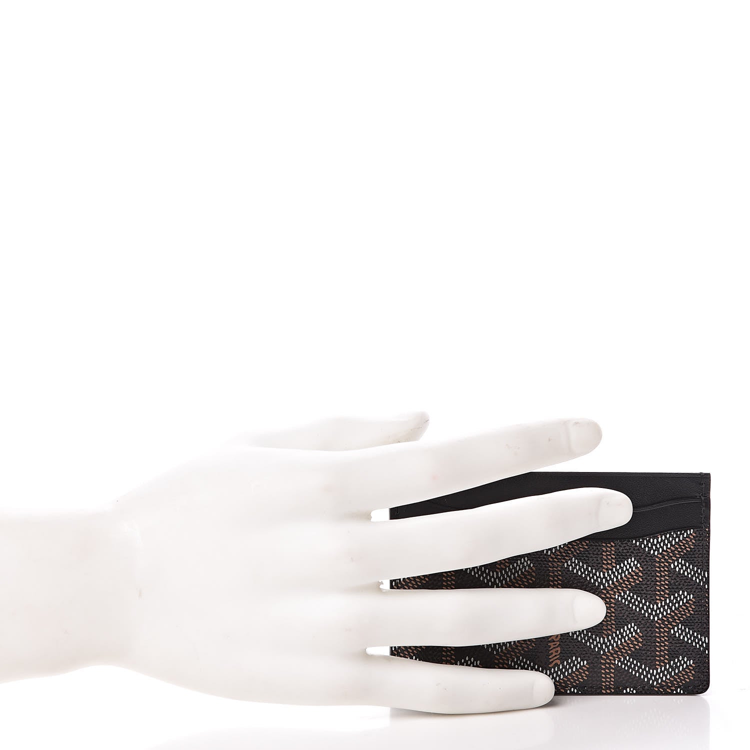 Goyard Goyardine Saint Sulpice Card Holder Black 2 of 7