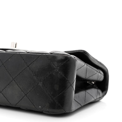 Chanel Lambskin Quilted Mini Rectangular Flap Black 10 of 11