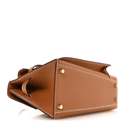 Hermes Epsom Kelly En Desordre Sellier 20 Gold 4 of 11
