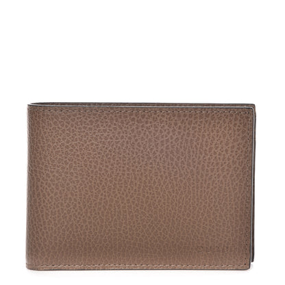 Gucci Dollar Calfskin Bi-Fold Wallet Brown 1 of 10