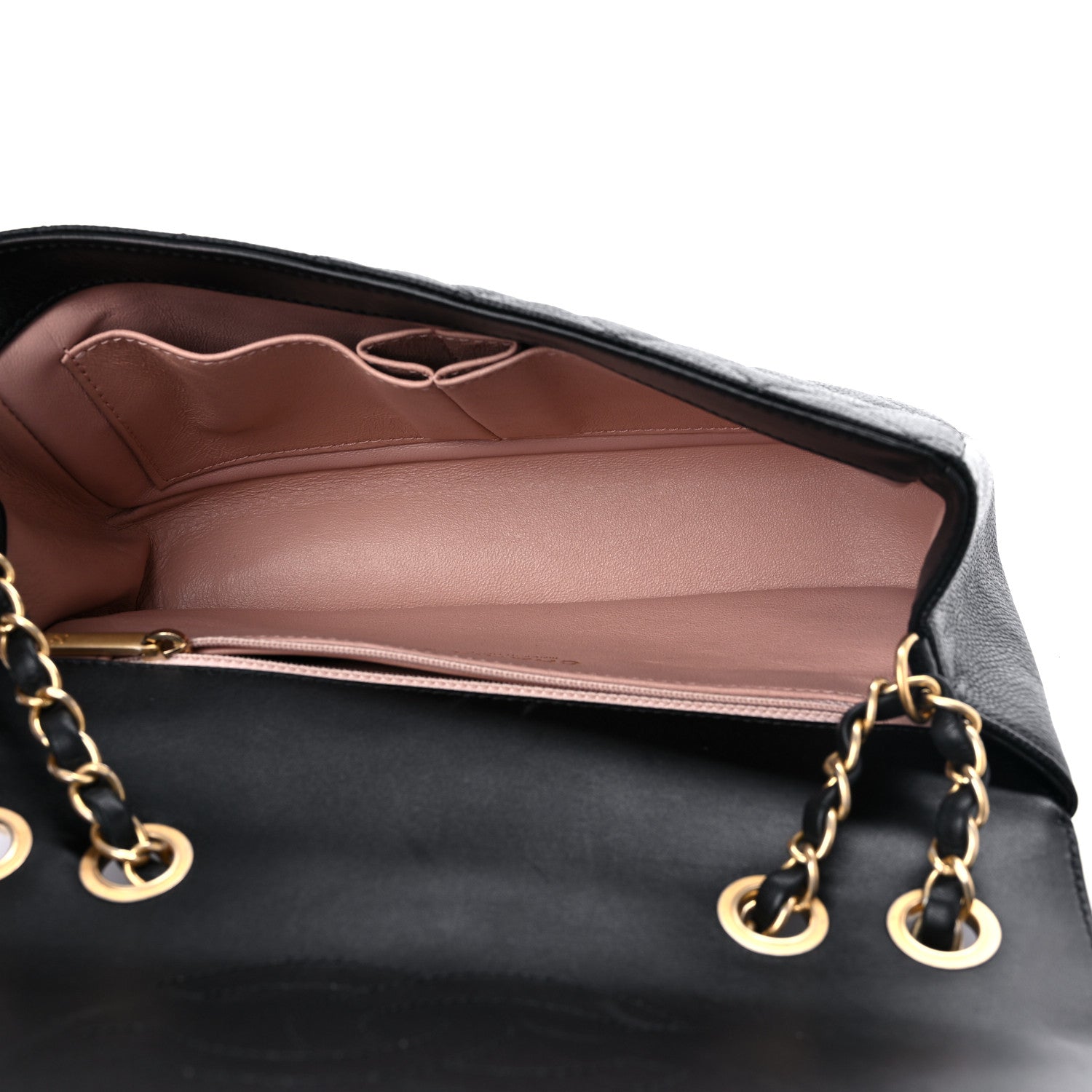 Chanel Caviar Quilted Medium CC Filigree Flap Black 5 of 11
