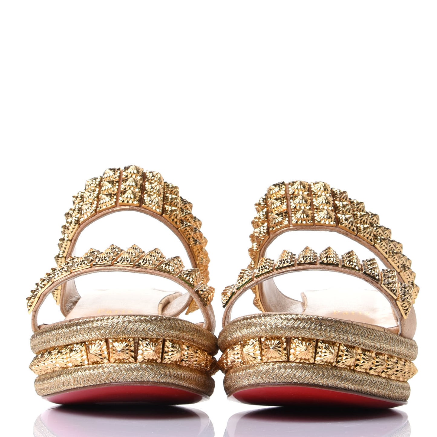 Liege Pepite 60 Platform Sandals 40 Version Gold