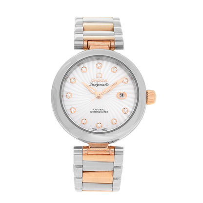 Omega Stainless Steel 18K Red Gold Diamond 34mm Ladymatic Co-Axial Automatic Watch 425.20.34.20.55.001 1 of 4