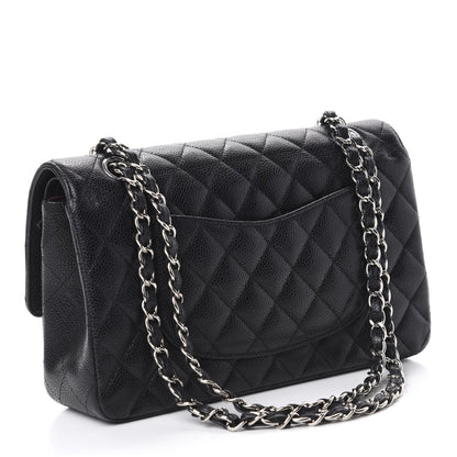 Chanel Caviar Quilted Medium Double Flap Black 3 of 14