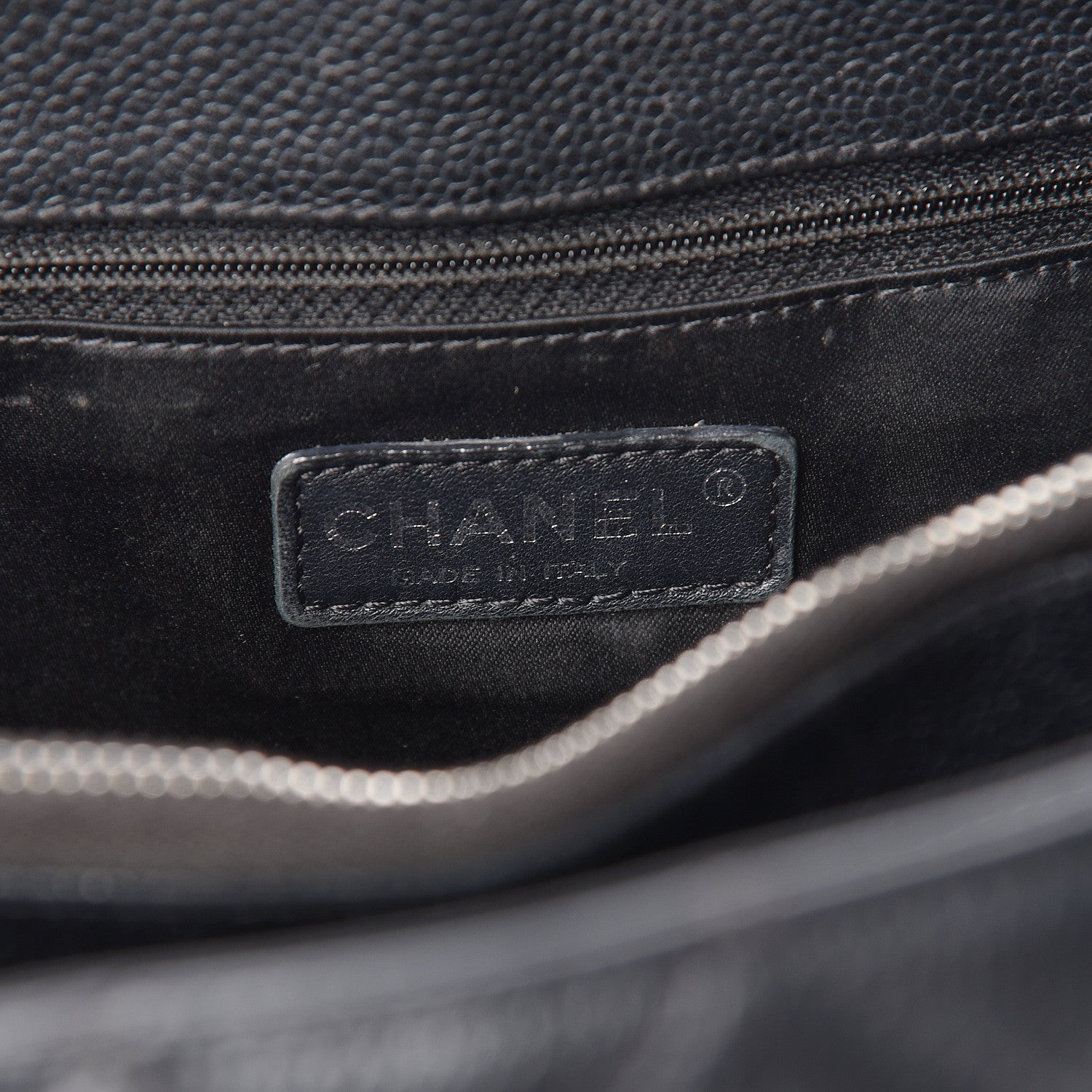 Chanel Caviar Quilted Grand Shopping Tote GST Black 6 of 14