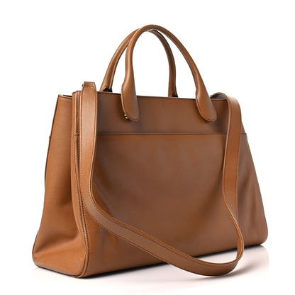 Chanel Caviar Medium Cerf Executive Shopper Tote Dark Beige 2 of 6