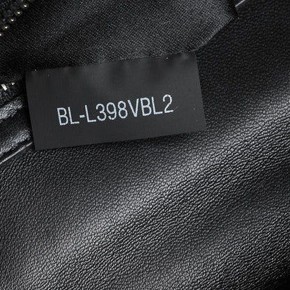 Valentino Garavani Vitello Medium Glam Lock Rockstud Flap Black 7 of 7