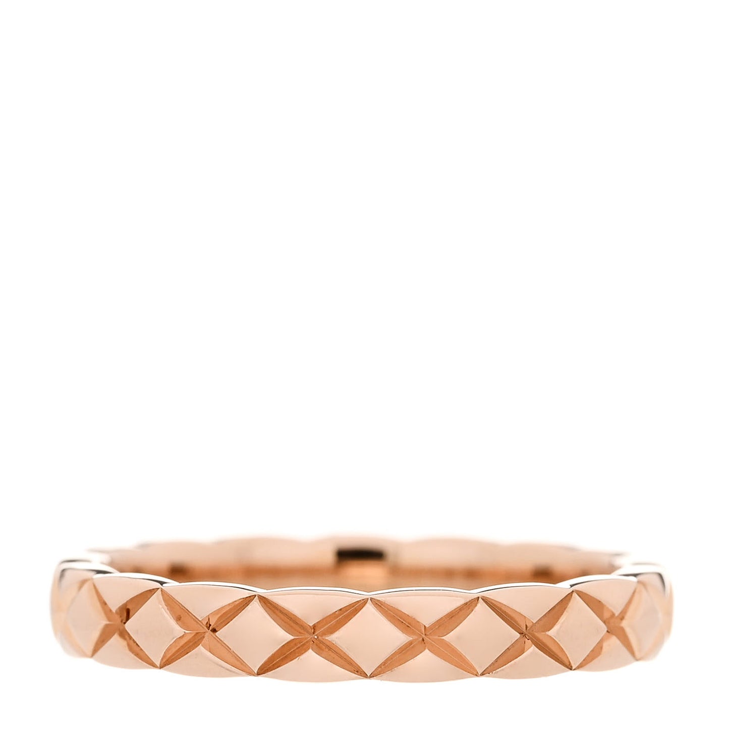 18K Beige Gold 5 Diamond Mini Coco Crush Ring 47 4