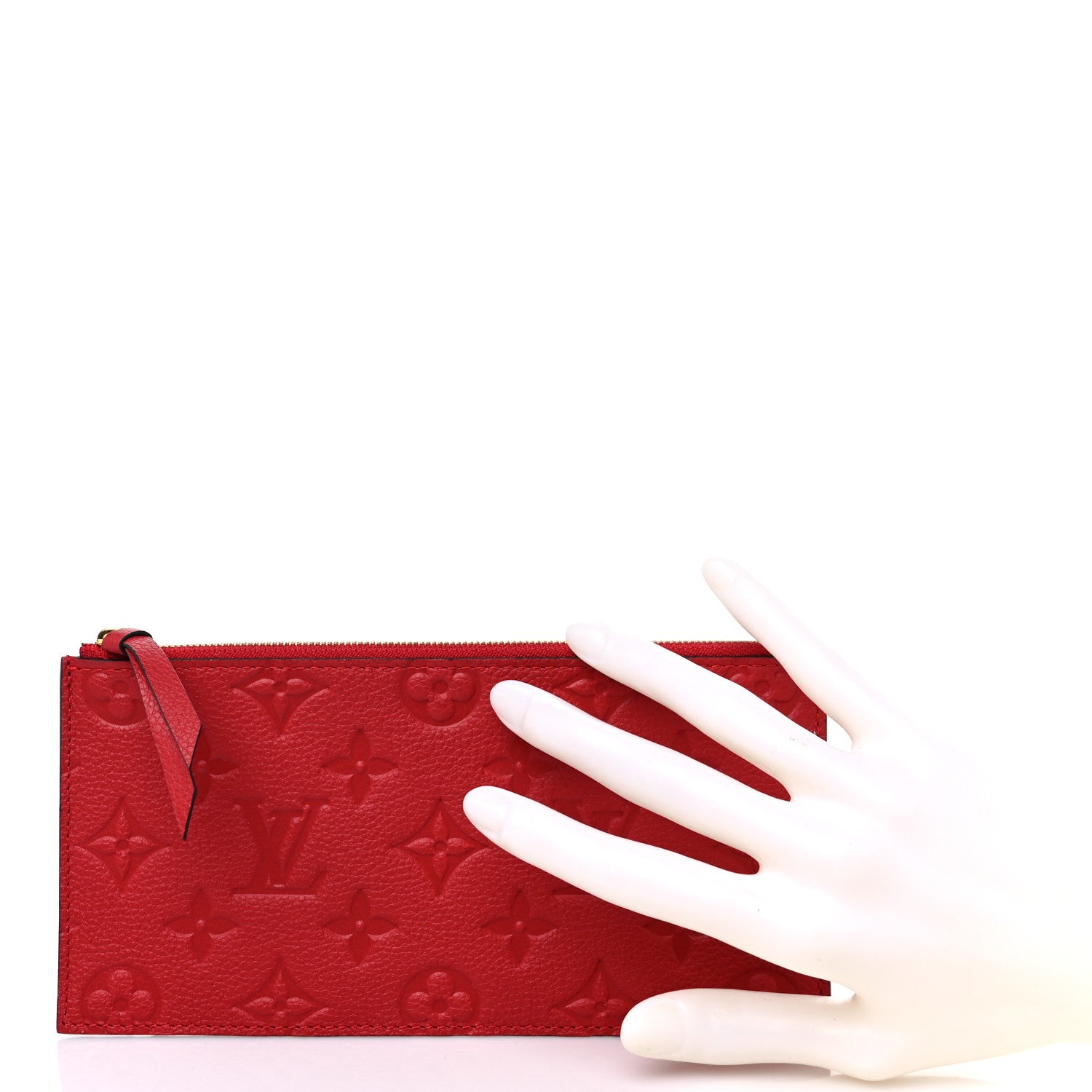 Louis Vuitton Empreinte Felicie Chain Wallet Zippered Insert Cherry 2 of 6