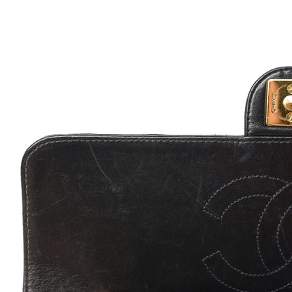 Chanel Lambskin Quilted Medium Single Flap Black 8 of 13