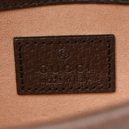 Gucci Monogram Jumbo GG Textured Dollar Calfskin Super Mini Dionysus Shoulder Bag Camel Ebony New Acero 6 of 10