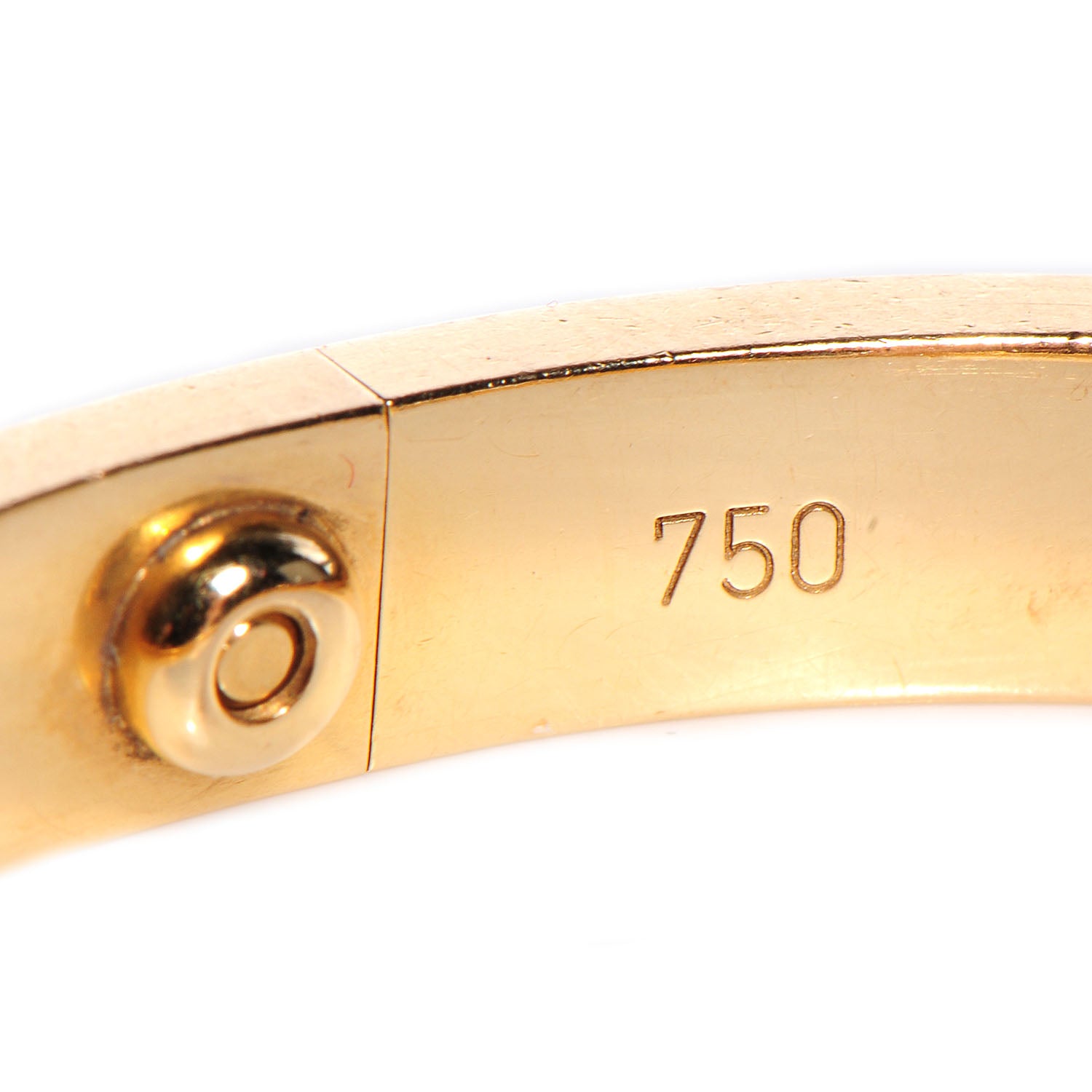 Cartier 18K Yellow Gold LOVE Bracelet 18 5 of 5