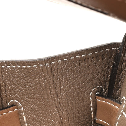 Hermes Tadelakt Birkin 30 Etoupe 7 of 11