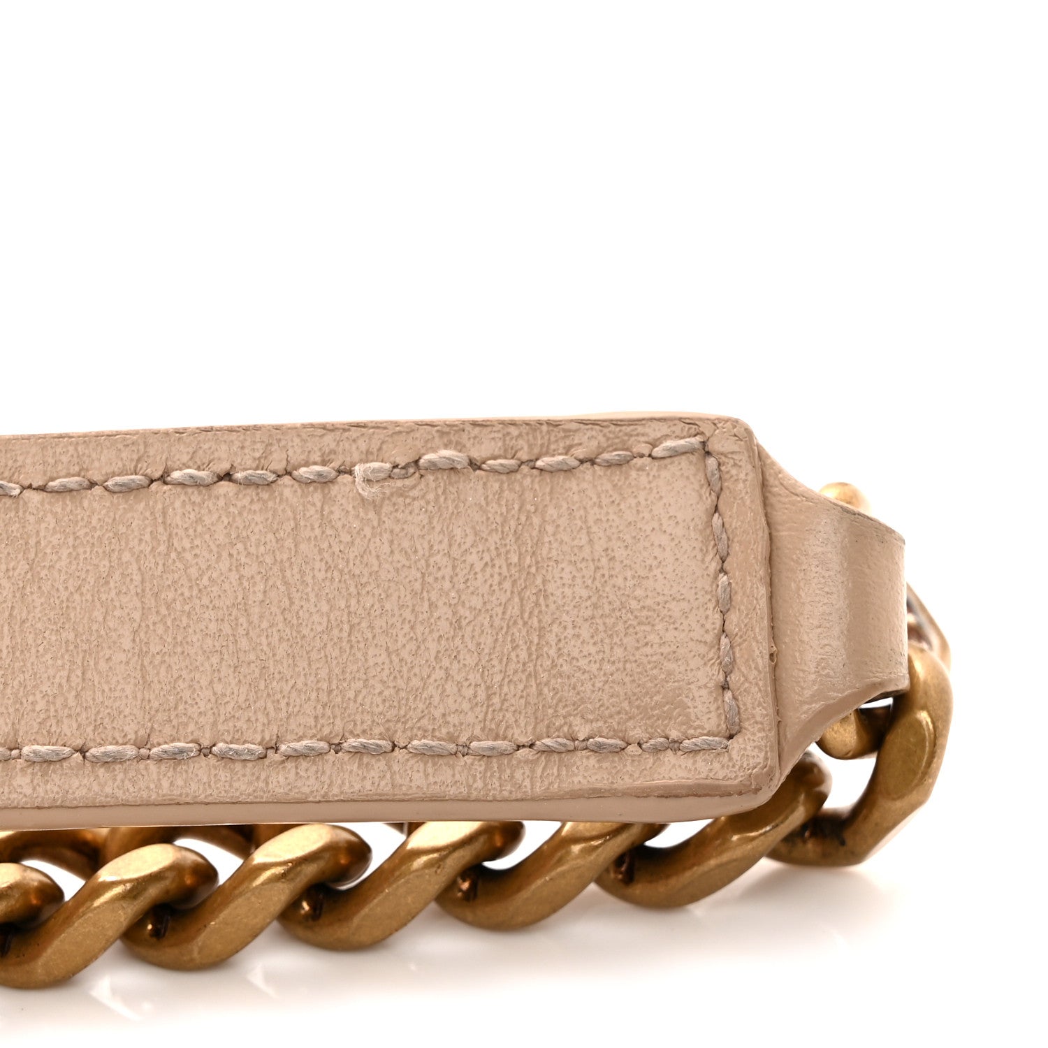 Saint Laurent Calfskin Y Quilted Monogram Medium Loulou Chain Satchel Nude Powder 11 of 11
