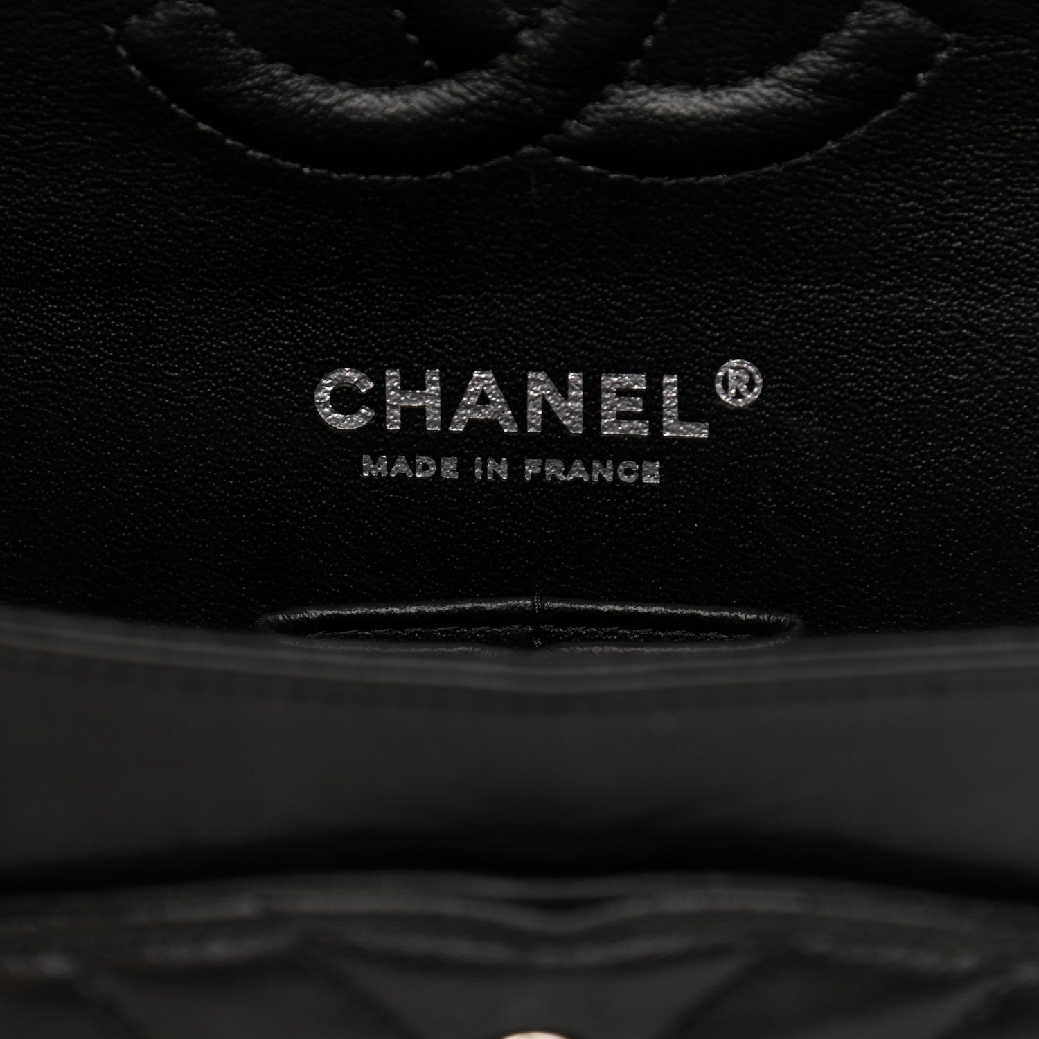 Chanel Lambskin Chevron Quilted Medium Double Flap So Black 6 of 15