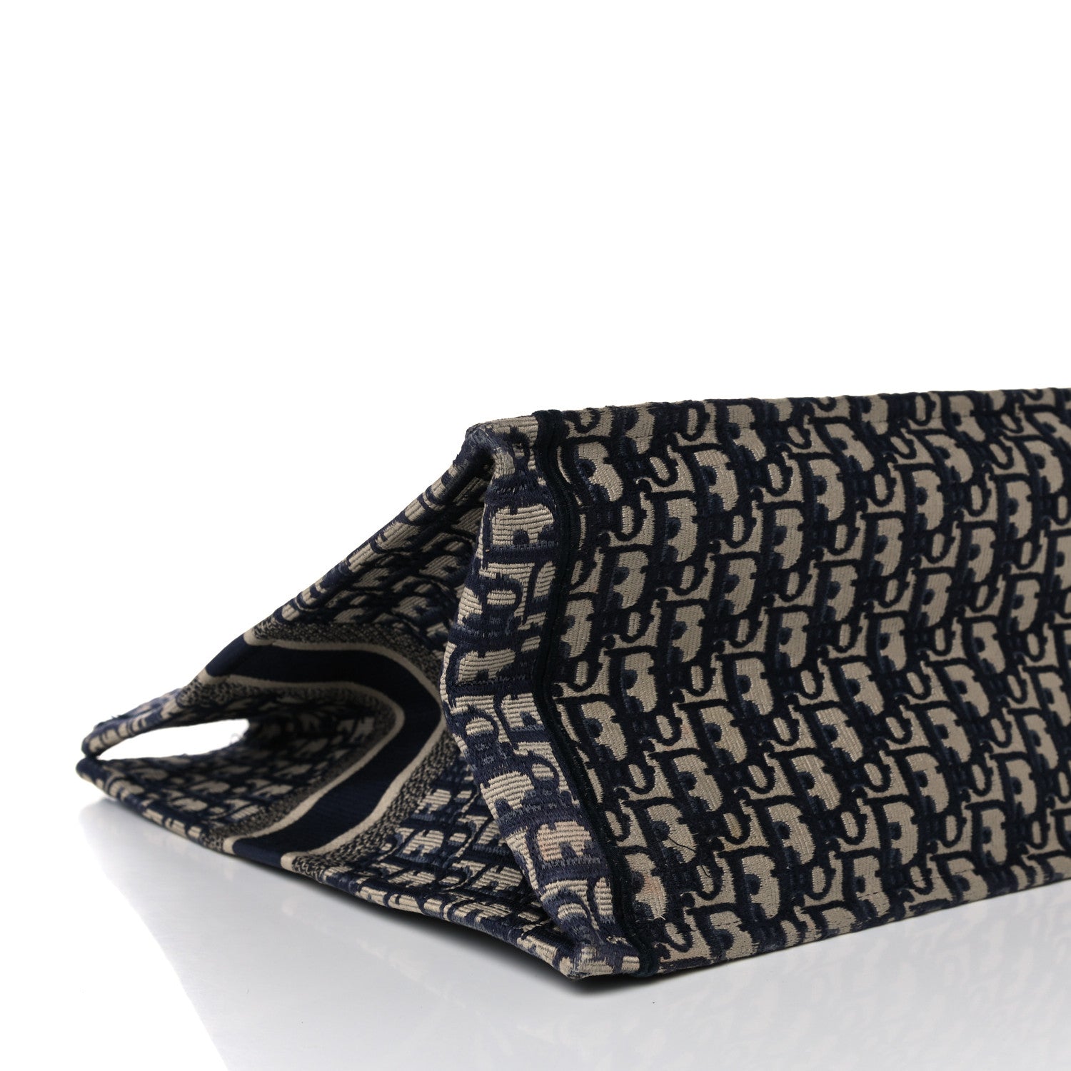 Christian Dior Oblique Book Tote Blue Multicolor 8 of 14
