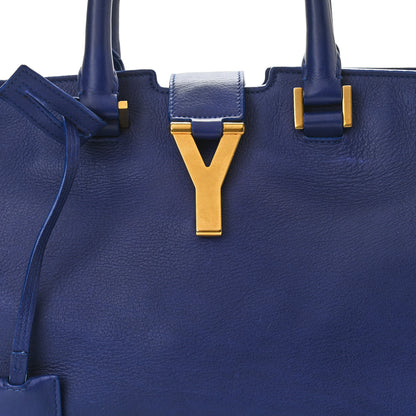 Saint Laurent Calfskin Small Classic Y Cabas Navy 8 of 15