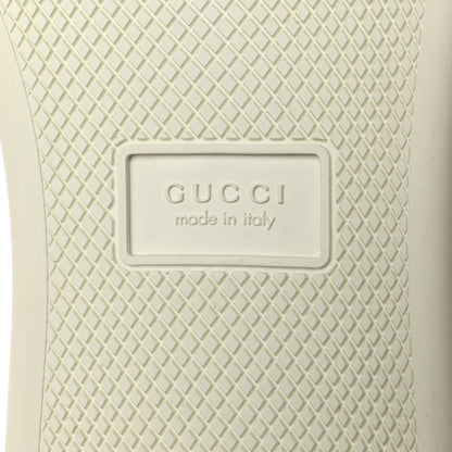 Gucci Laminated Nappa Crystal Web Bee Embroidered Trapuntata Womens Ace Platform Sneakers 39 Rosa 7 of 9