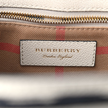 Burberry Soft Grain Calfskin L'oeil Print Medium Buckle Tote Limestone 6 of 17