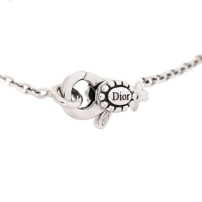 Christian Dior 18K White Gold Pave Diamond Rose Des Vents Bracelet 5 of 6