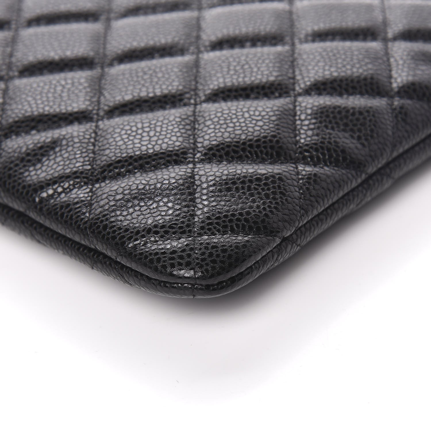 Chanel Caviar Quilted Medium Cosmetic Case Black 9 of 10