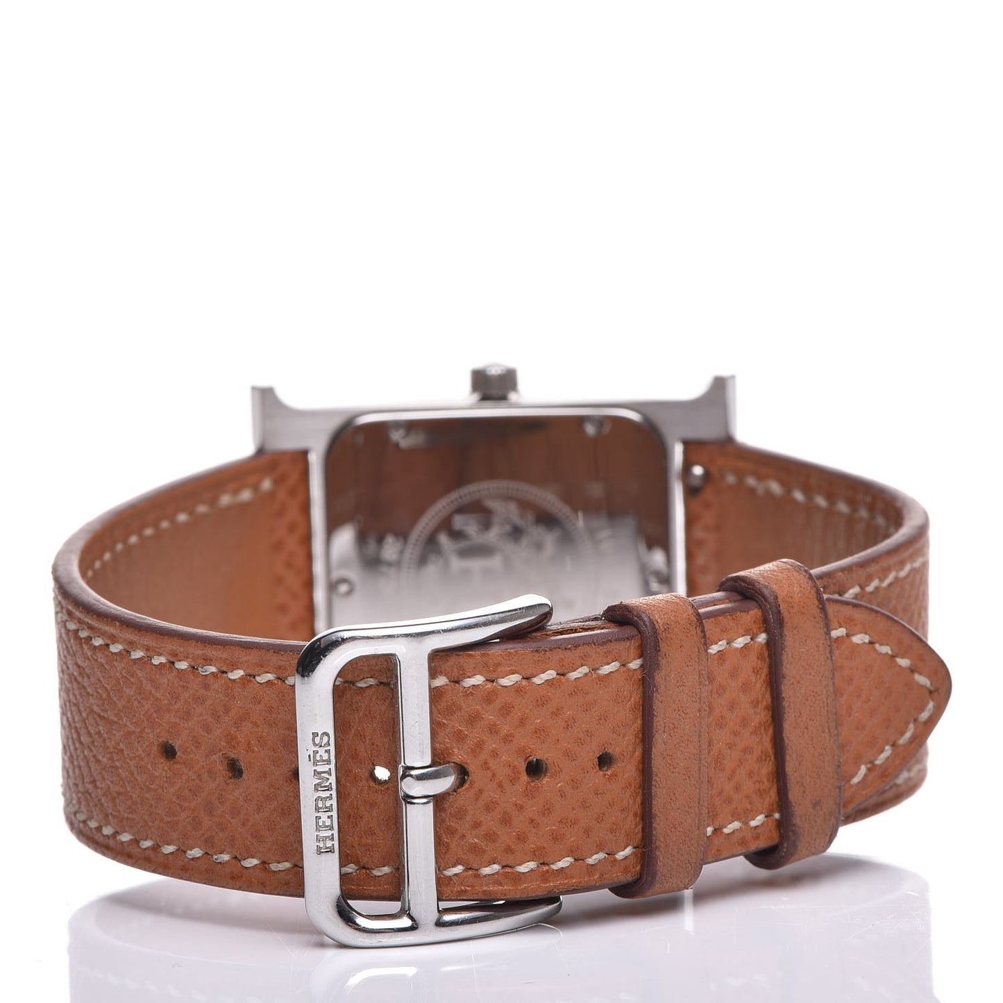 Stainless Steel Epsom 26mm Heure H Hour Quartz Watch Gold