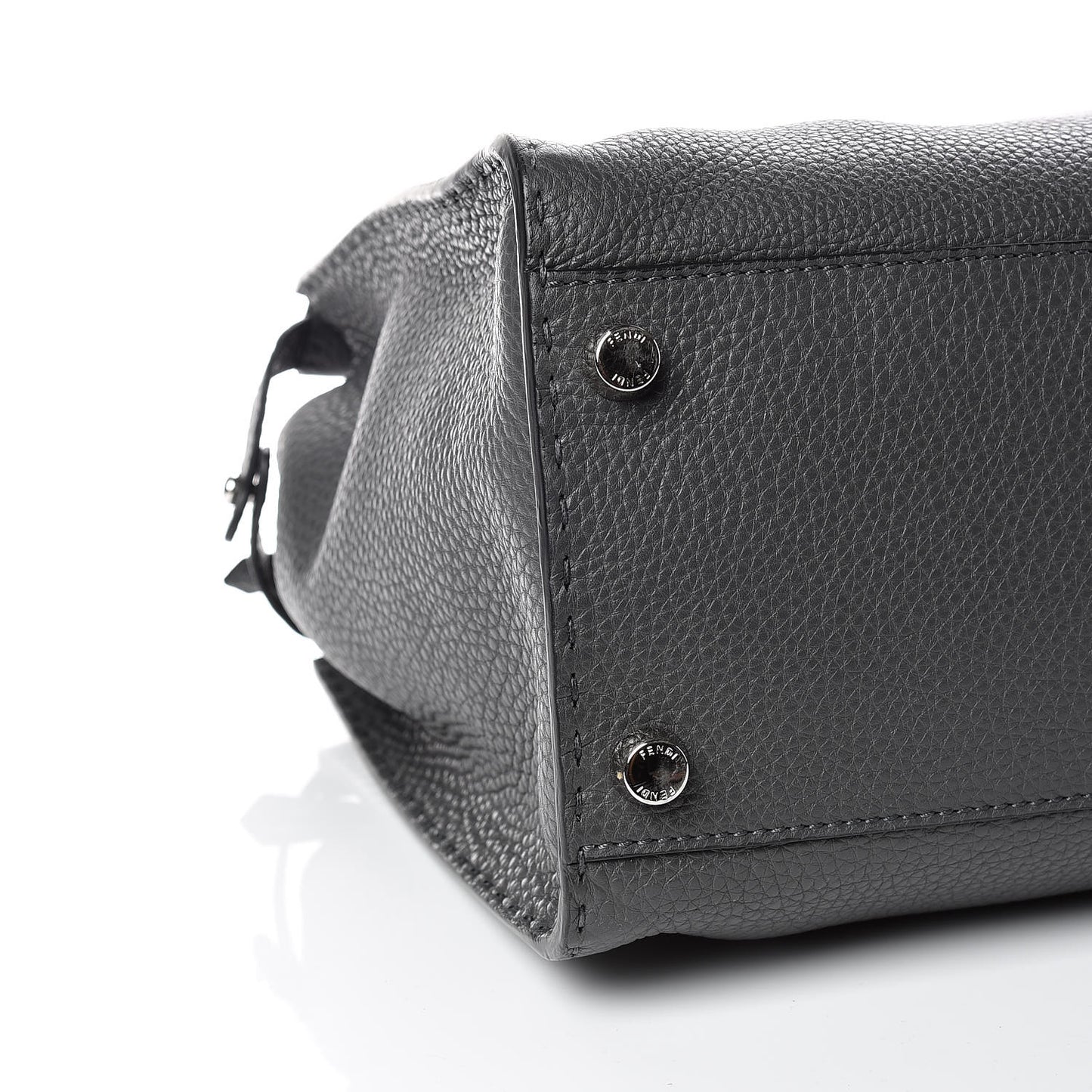 Cuoio Romano Selleria Monster Eyes Large Peekaboo Iconic Fit Satchel Asfalto