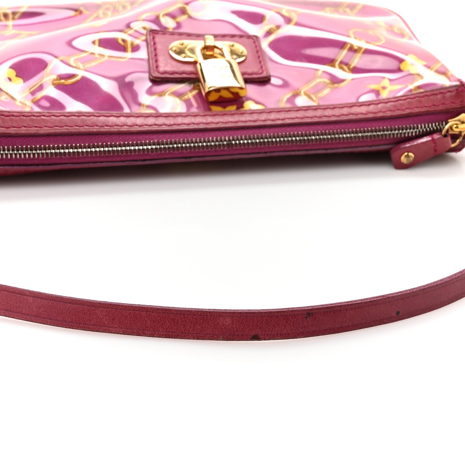 Louis Vuitton Monogram Charms Pochette Accessories Bag Fuchsia 13 of 18