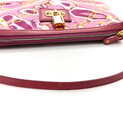 Louis Vuitton Monogram Charms Pochette Accessories Bag Fuchsia 13 of 18
