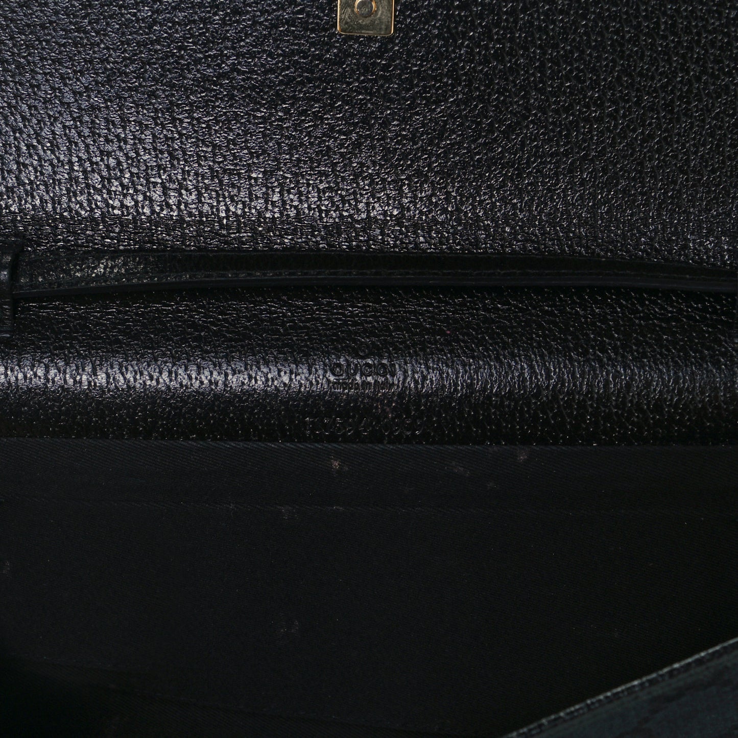 Monogram Bamboo Bar Clutch Black