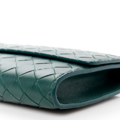 Bottega Veneta Nappa Intrecciato Long Andiamo Top Handle Clutch Emerald Green 10 of 10