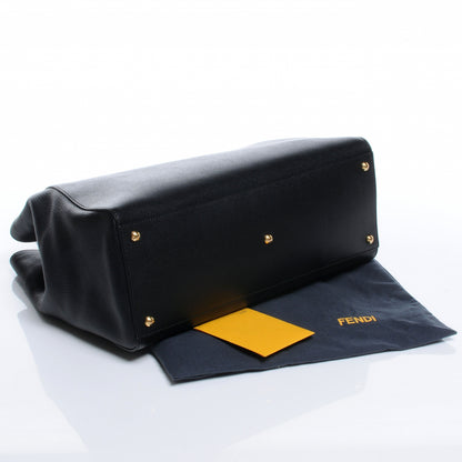 Fendi Vitello Elite Large 2Jours Tote Black 4 of 9