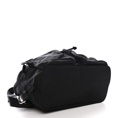Prada Tessuto Nylon Saffiano Medium Backpack Black 7 of 16
