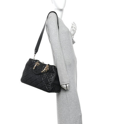 Christian Dior Calfskin Cannage Large The Lady 95.22 Black 2 of 10