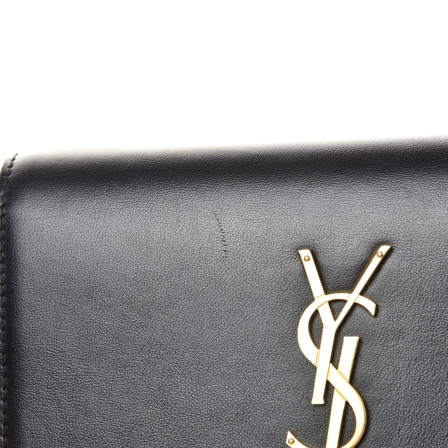 Saint Laurent Smooth Calfskin Monogram Kate Belt Bag Black 9 of 9