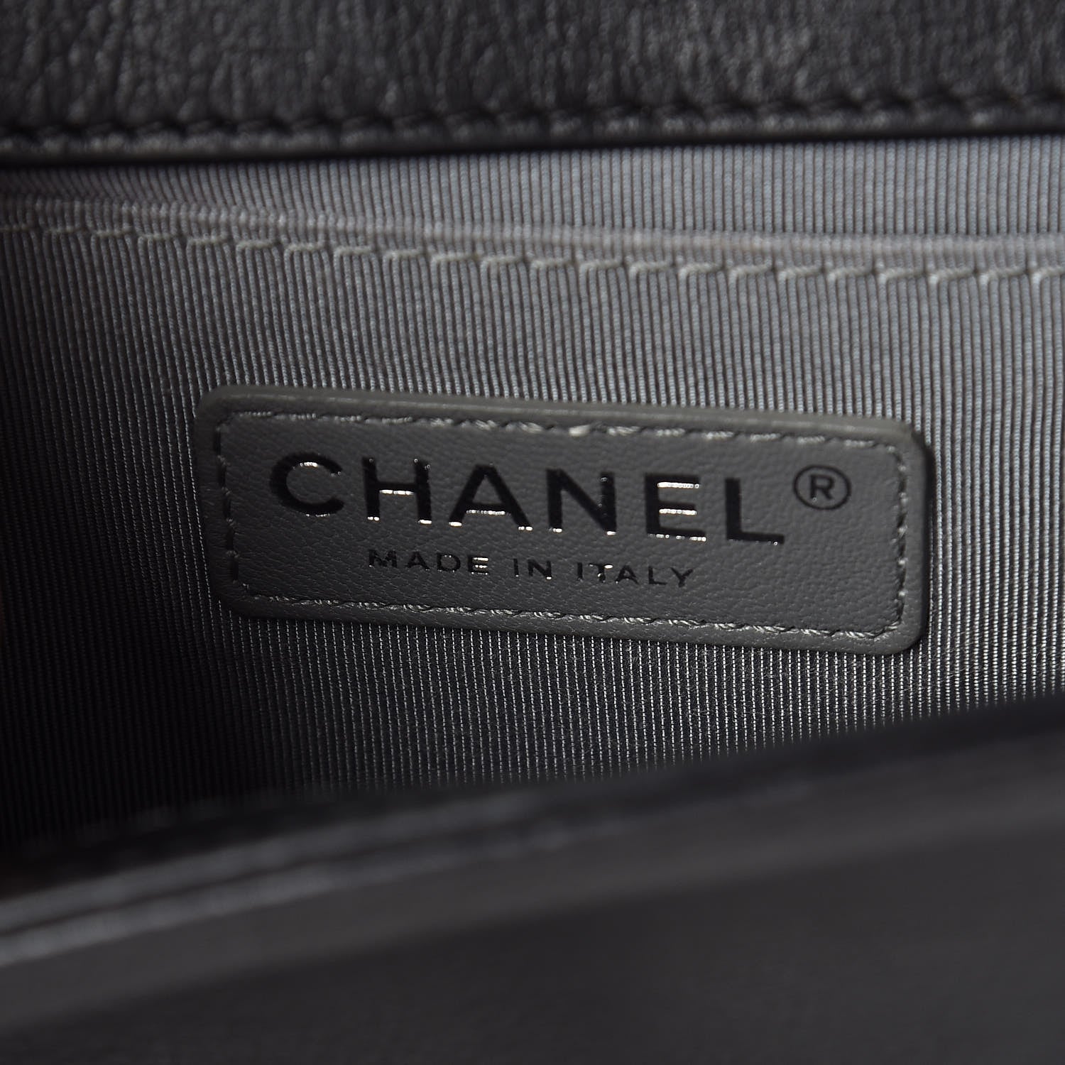 Chanel Calfskin Double Stitch Small Boy Flap Black 6 of 10