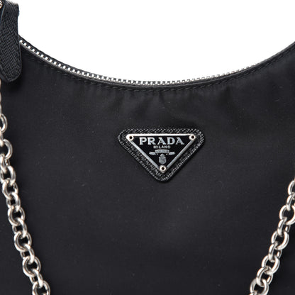 Prada Nylon Re-Edition 2005 Shoulder Bag Black 11 of 11
